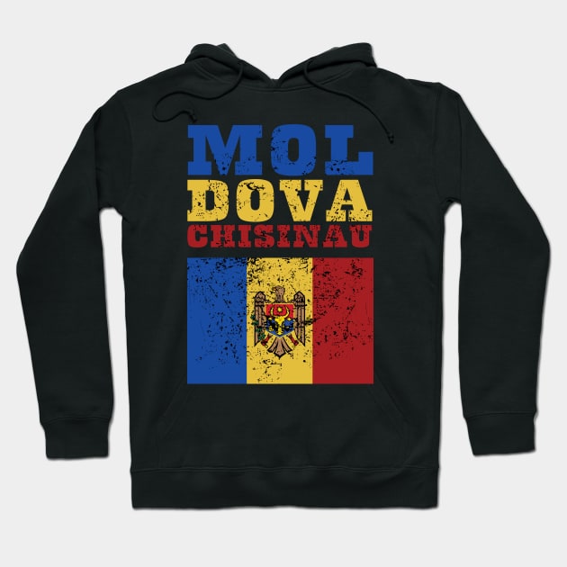 Flag of Moldova Hoodie by KewaleeTee